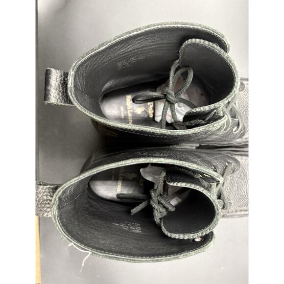 Rare Polo Country Black Pebblegrain Leather \